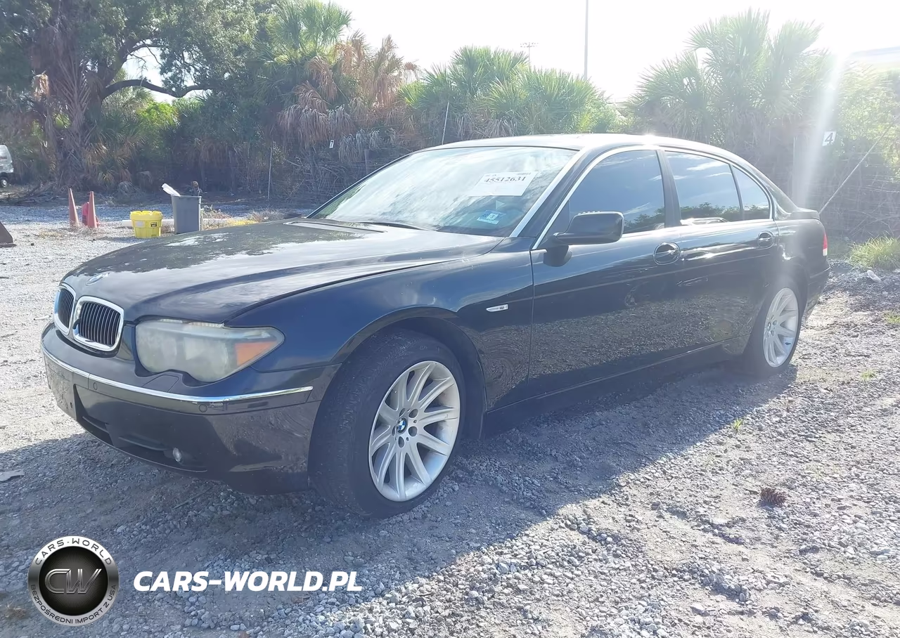 2004 BMW 745Li VIN:WBAGN634X4DS49175 - 2