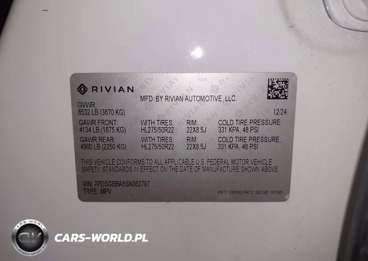 2025 Rivian R1S VIN:7PDSGBBA8SN062797 - 9