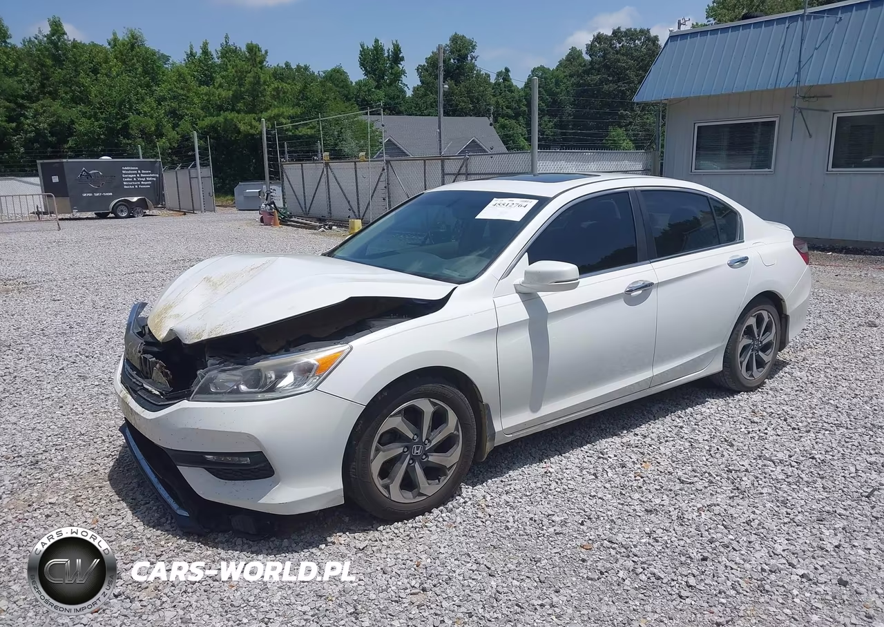 2017 Honda Accord Ex-L VIN:1HGCR2F86HA051943 - 2