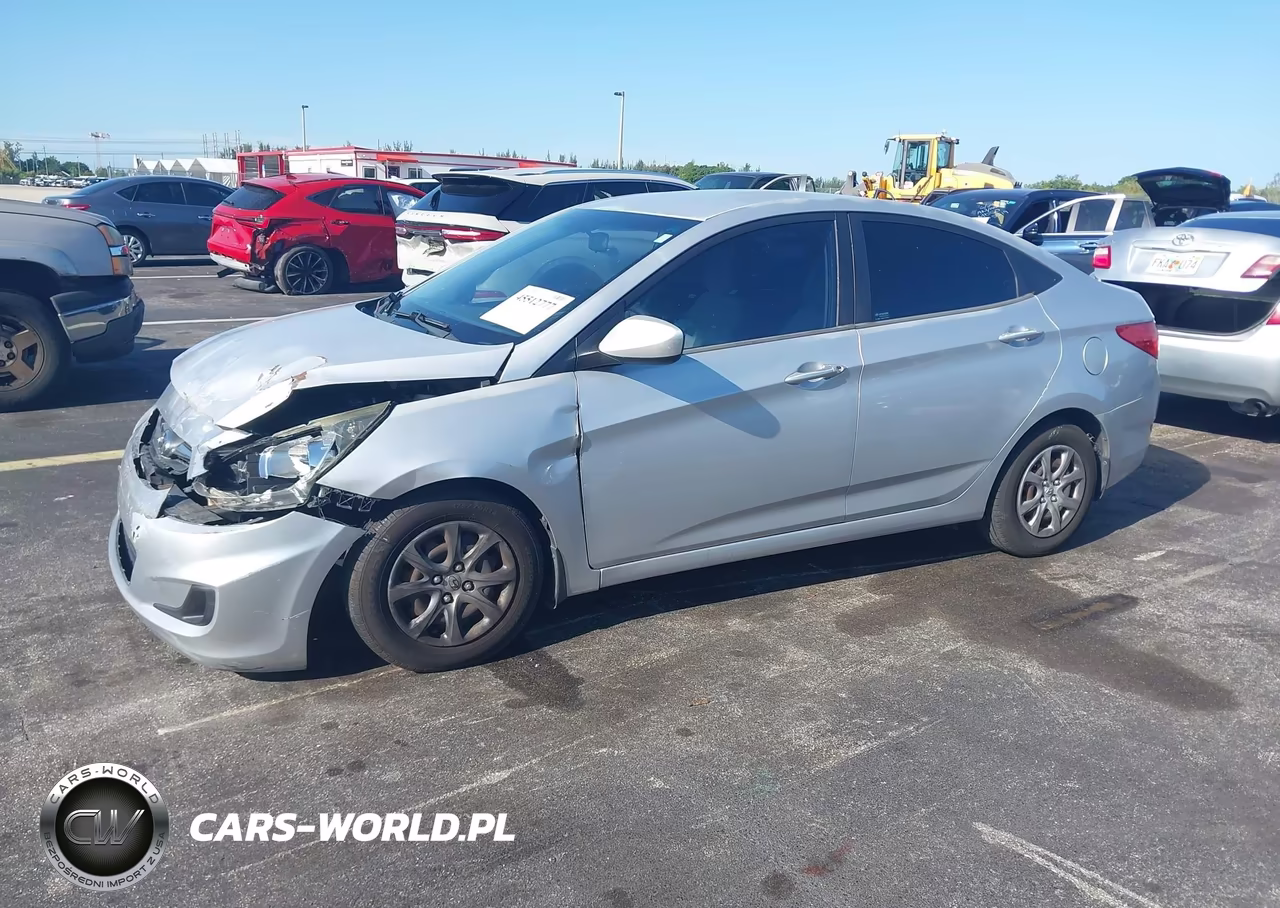 2012 Hyundai Accent Gls VIN:KMHCT4AE6CU116107 - 2
