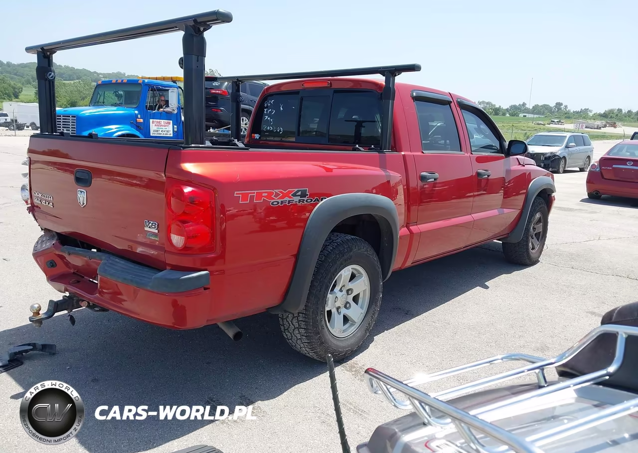 2007 Dodge Dakota Slt VIN:1D7HW48PX7S203203 - 4