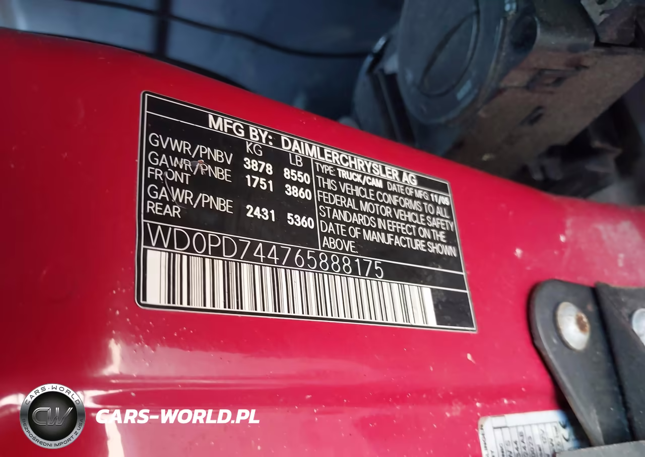 2006 Dodge Sprinter Van 2500 Shc VIN:WD0PD744765888175 - 9