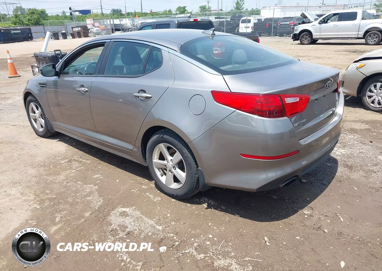 2015 Kia Optima Lx VIN:5XXGM4A74FG518867 - 3