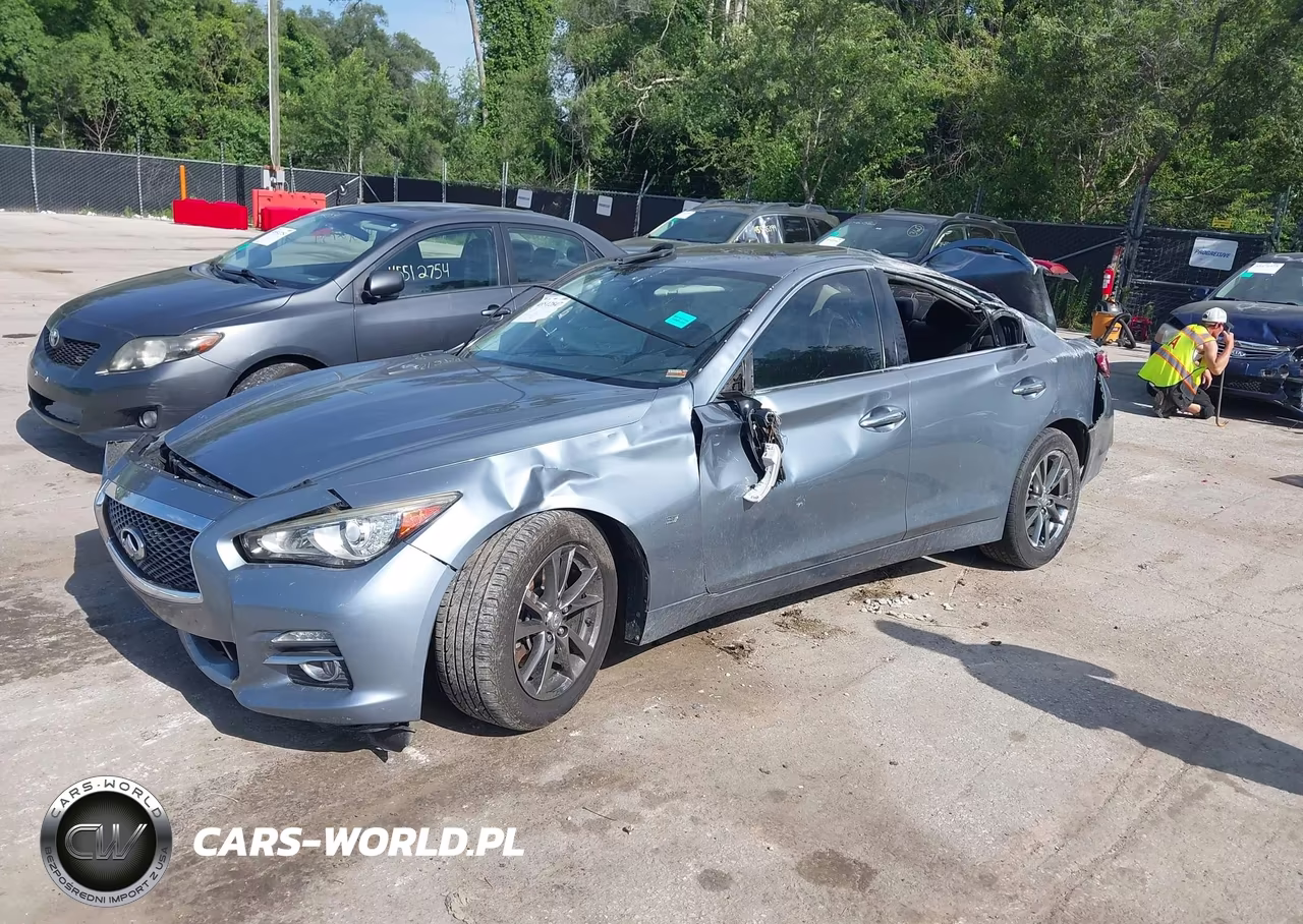 2015 Infiniti Q50 VIN:JN1BV7AP6FM356388 - 2
