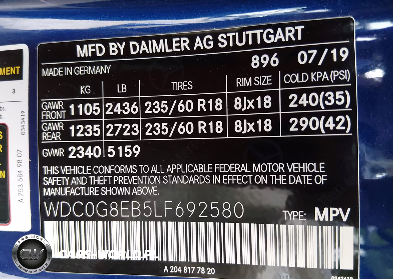 2020 Mercedes-Benz Glc 300 4Matic VIN:WDC0G8EB5LF692580 - 9