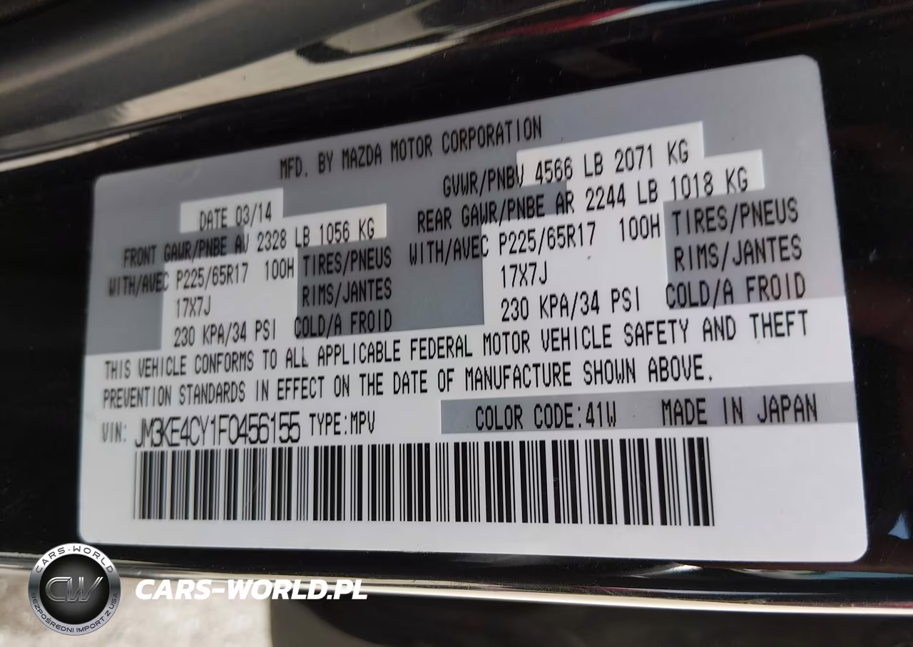 2015 Mazda Cx-5 Touring VIN:JM3KE4CY1F0456155 - 9