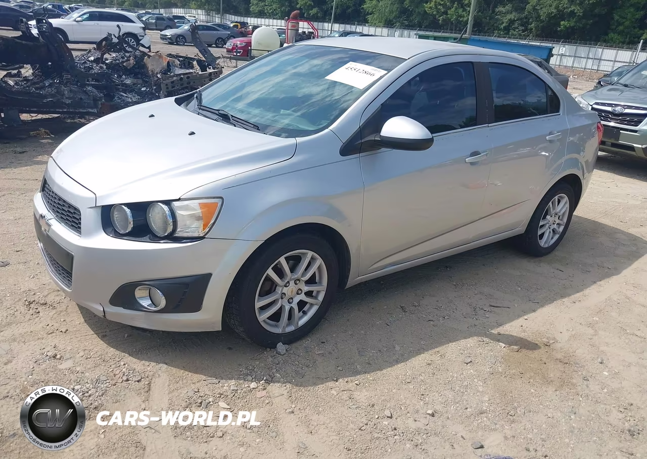 2012 Chevrolet Sonic 2Lt VIN:1G1JC5SH9C4112622 - 2