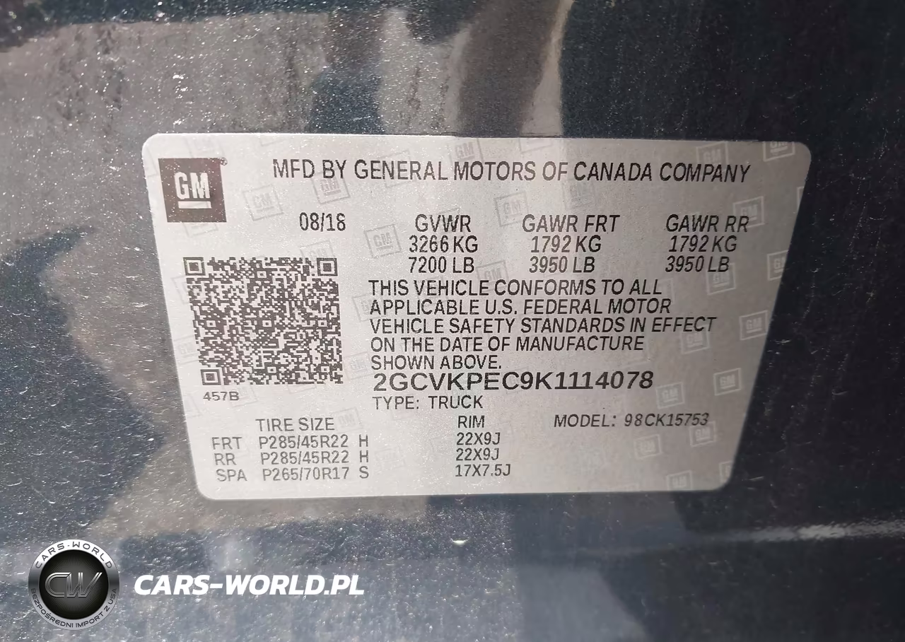 2019 Chevrolet Silverado 1500 Ld Lt VIN:2GCVKPEC9K1114078 - 9