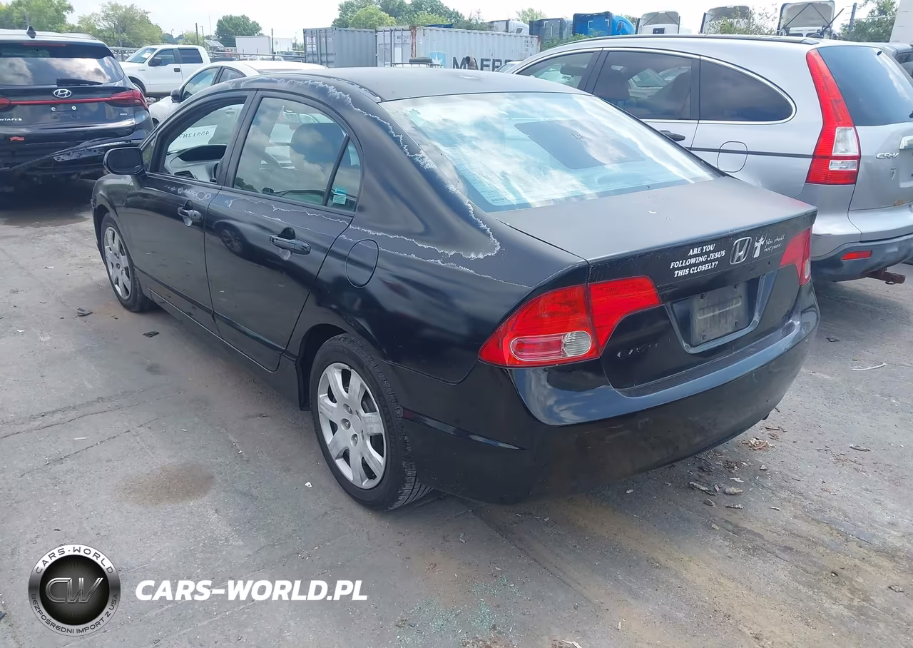 2008 Honda Civic Lx VIN:2HGFA16538H513994 - 3