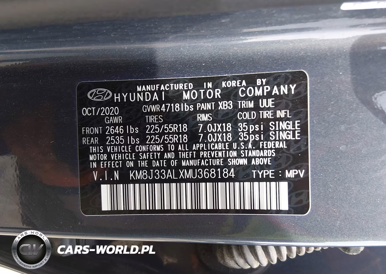 2021 Hyundai Tucson Ultimate VIN:KM8J33ALXMU368184 - 9