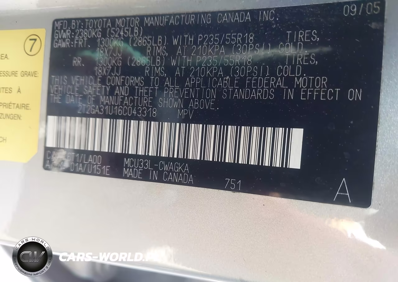 2006 Lexus Rx 330 VIN:2T2GA31U16C043318 - 9