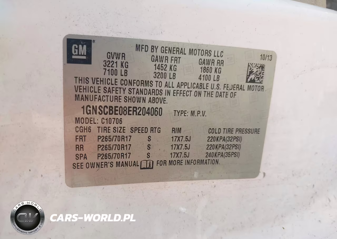 2014 Chevrolet Tahoe Lt VIN:1GNSCBE08ER204060 - 9
