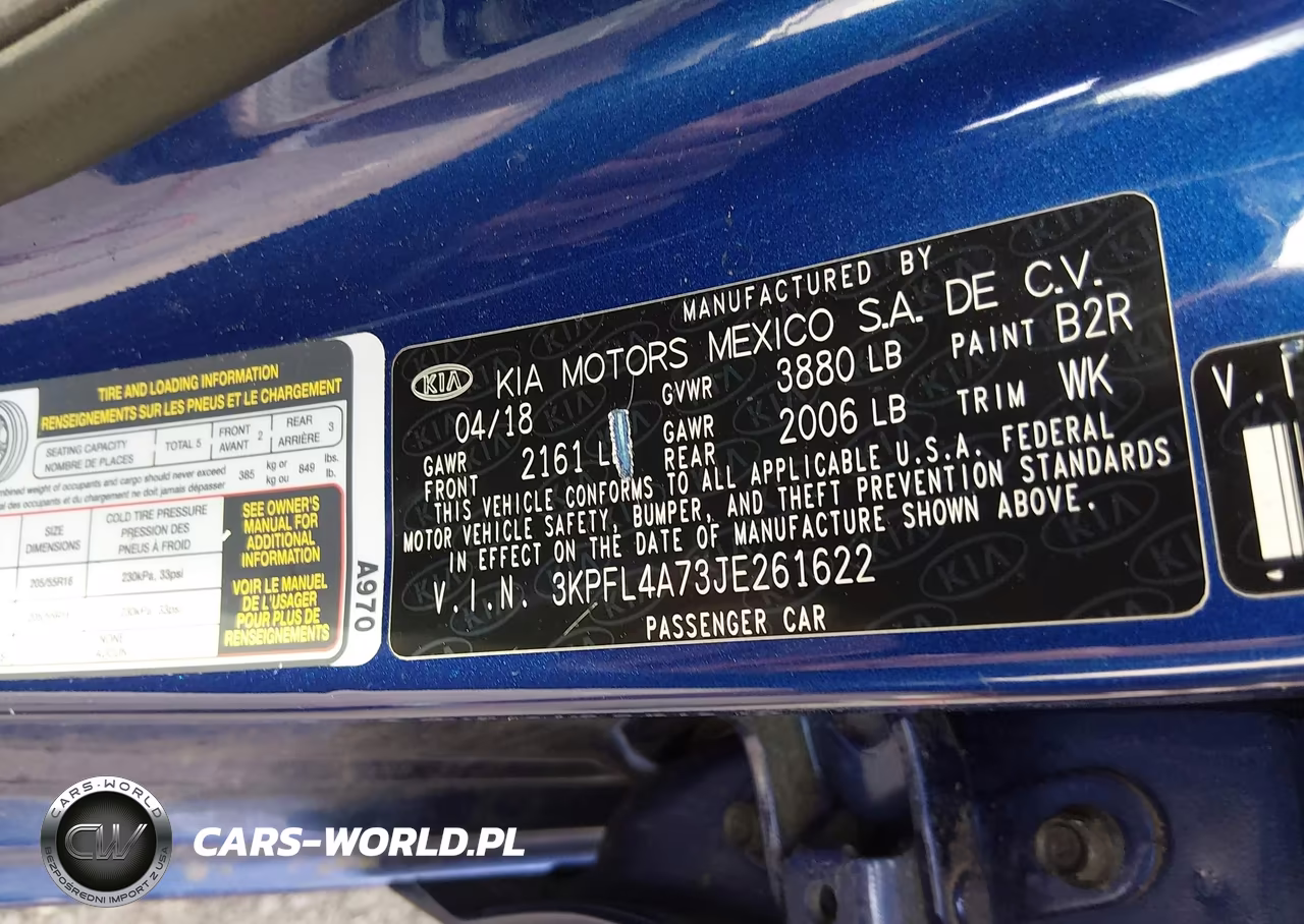 2018 Kia Forte S VIN:3KPFL4A73JE261622 - 9