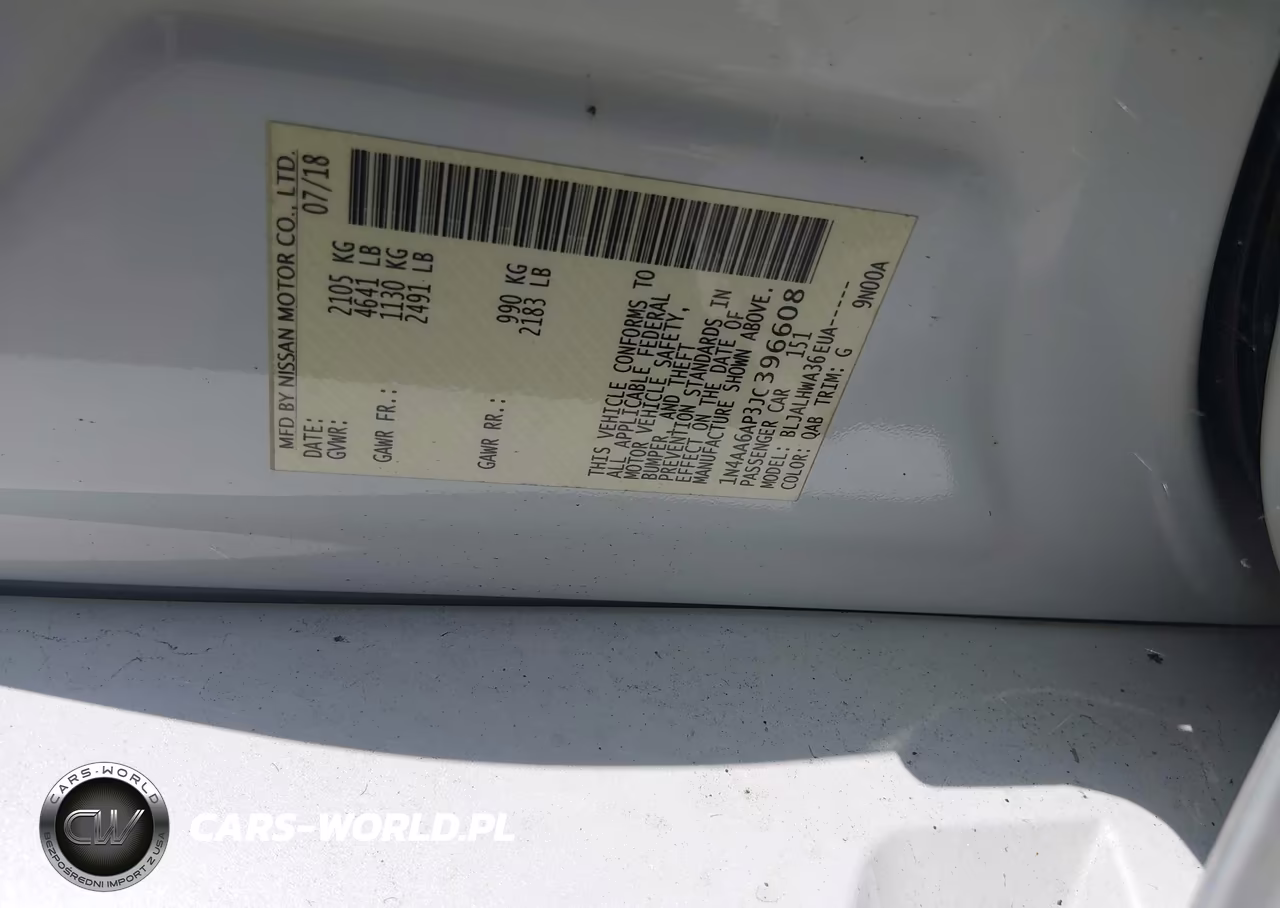 2018 Nissan Maxima 3.5 Platinum VIN:1N4AA6AP3JC396608 - 9