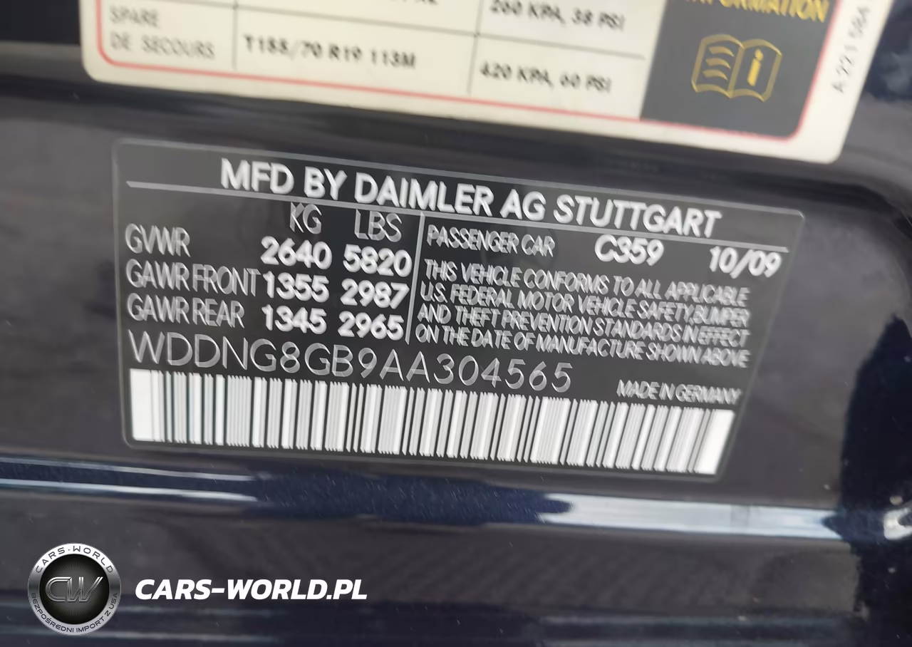 2010 Mercedes-Benz S 550 4Matic VIN:WDDNG8GB9AA304565 - 9