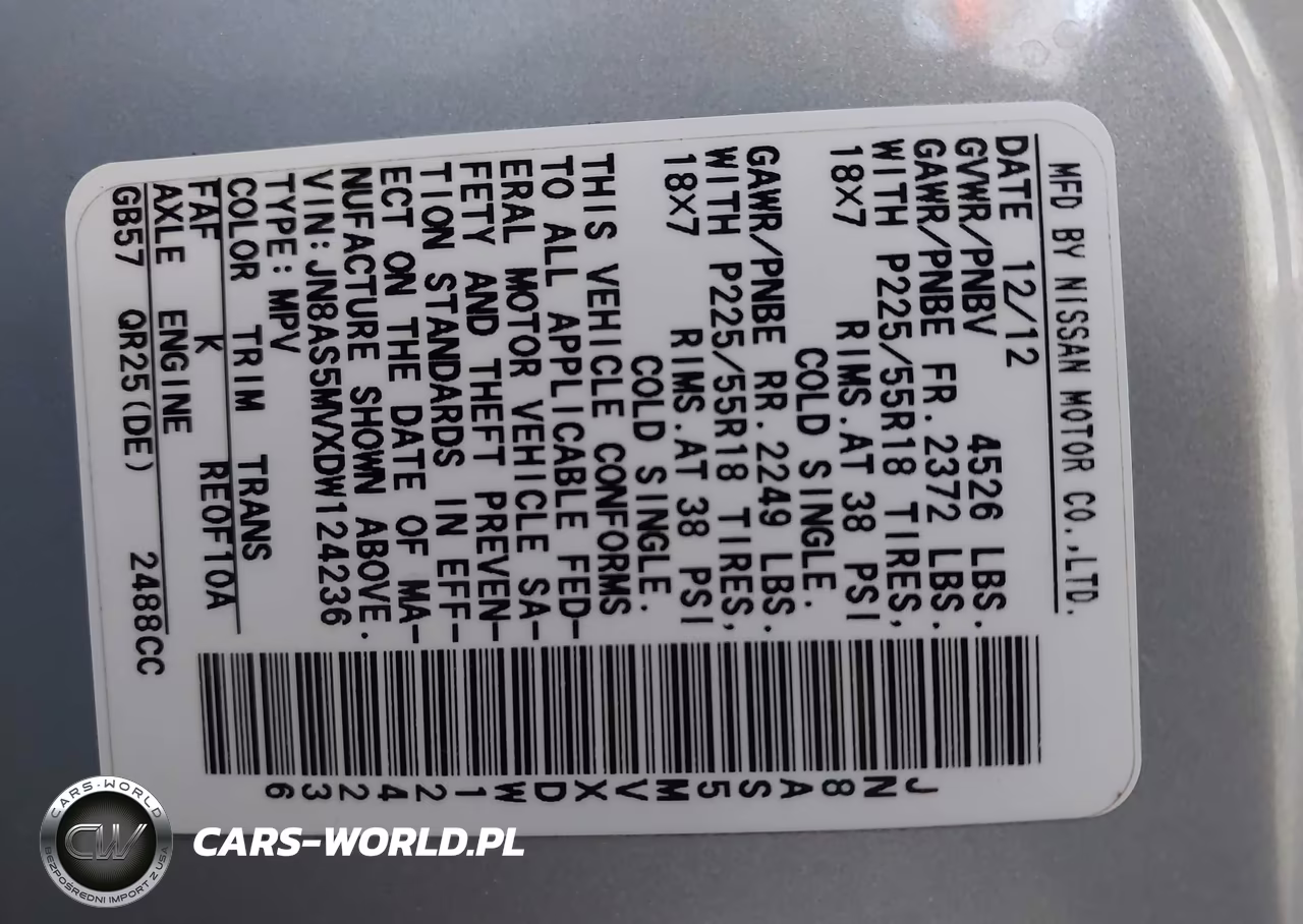 2013 Nissan Rogue Sv W-Sl Pkg VIN:JN8AS5MVXDW124236 - 9