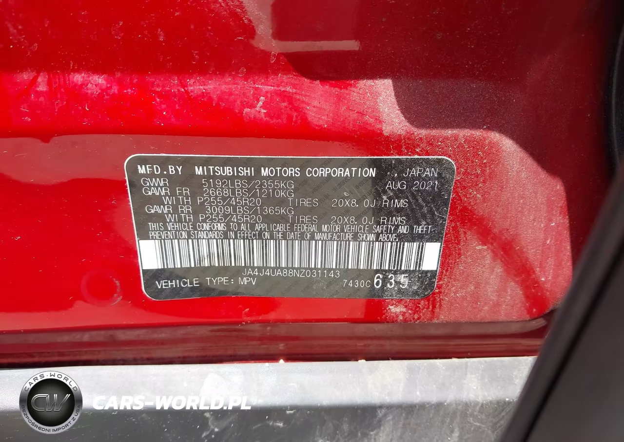 2022 Mitsubishi Outlander Black Edition S-Awc-Se 2.5 S-Awc-Se Launch Edition S-Awc VIN:JA4J4UA88NZ031143 - 9