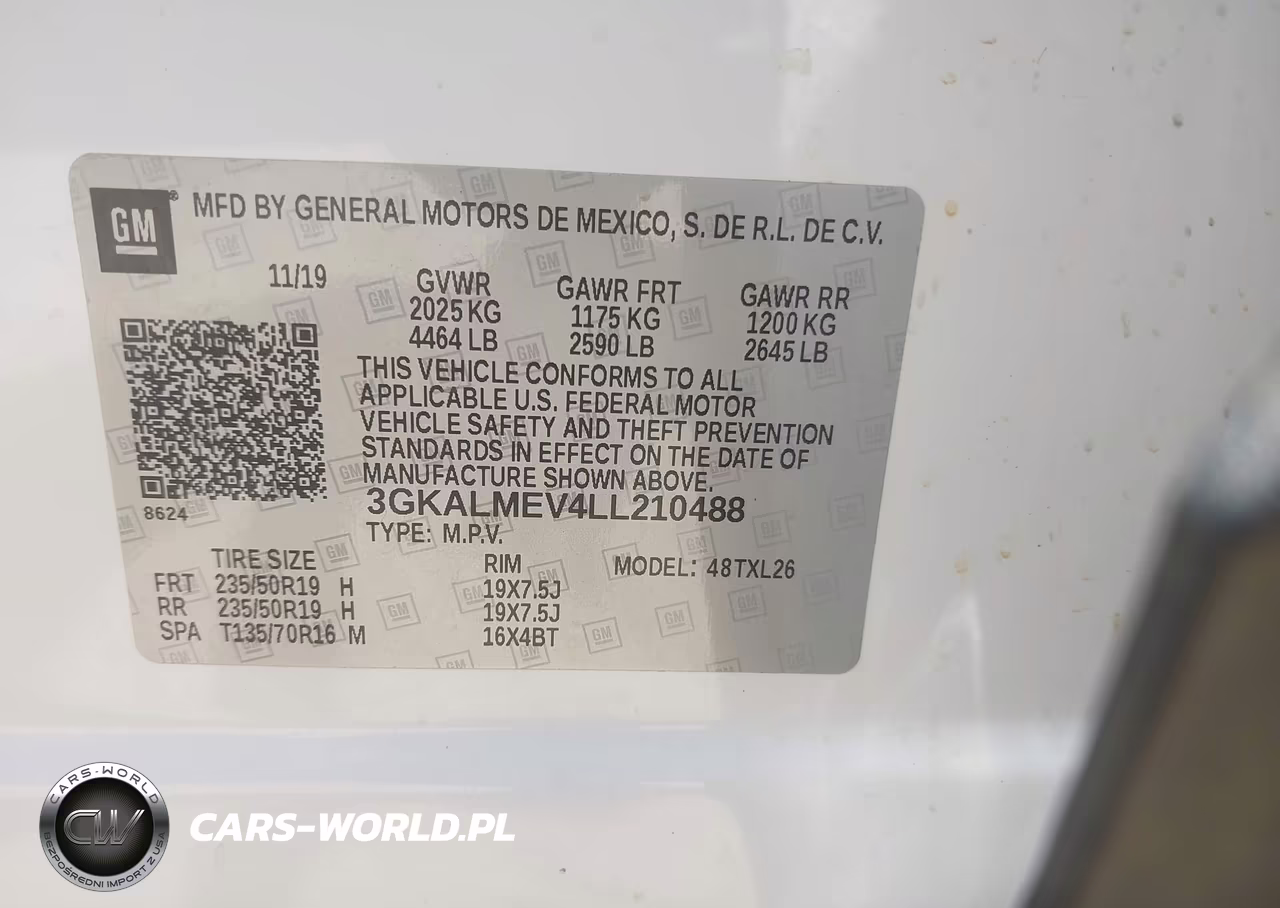 2020 GMC Terrain Fwd Sle VIN:3GKALMEV4LL210488 - 9