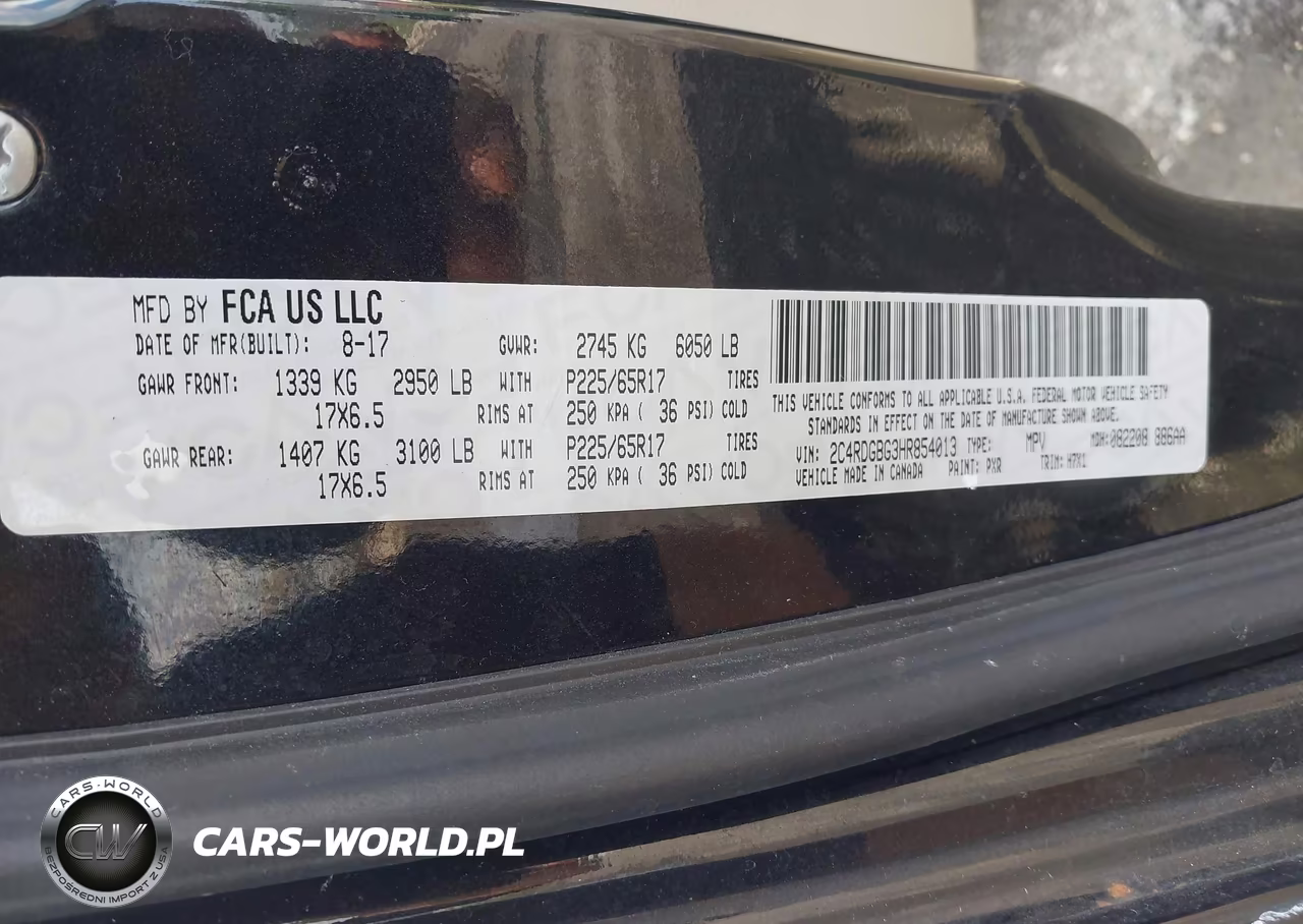 2017 Dodge Grand Caravan Se VIN:2C4RDGBG3HR854013 - 9