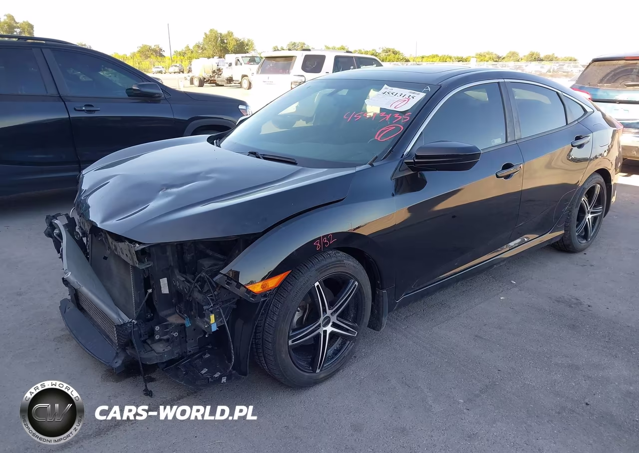 2018 Honda Civic Ex-L VIN:JHMFC1F72JX009978 - 2