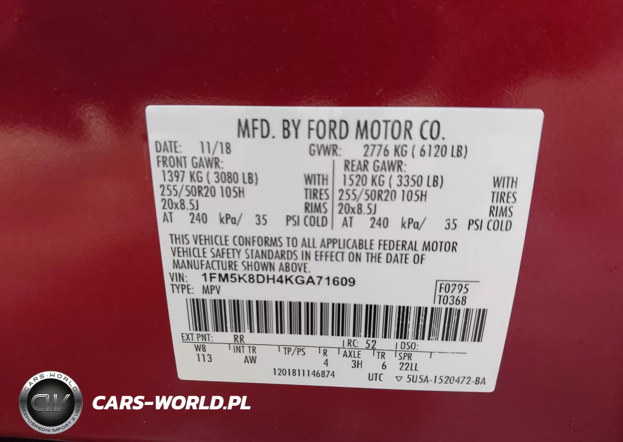 2019 Ford Explorer Xlt VIN:1FM5K8DH4KGA71609 - 9