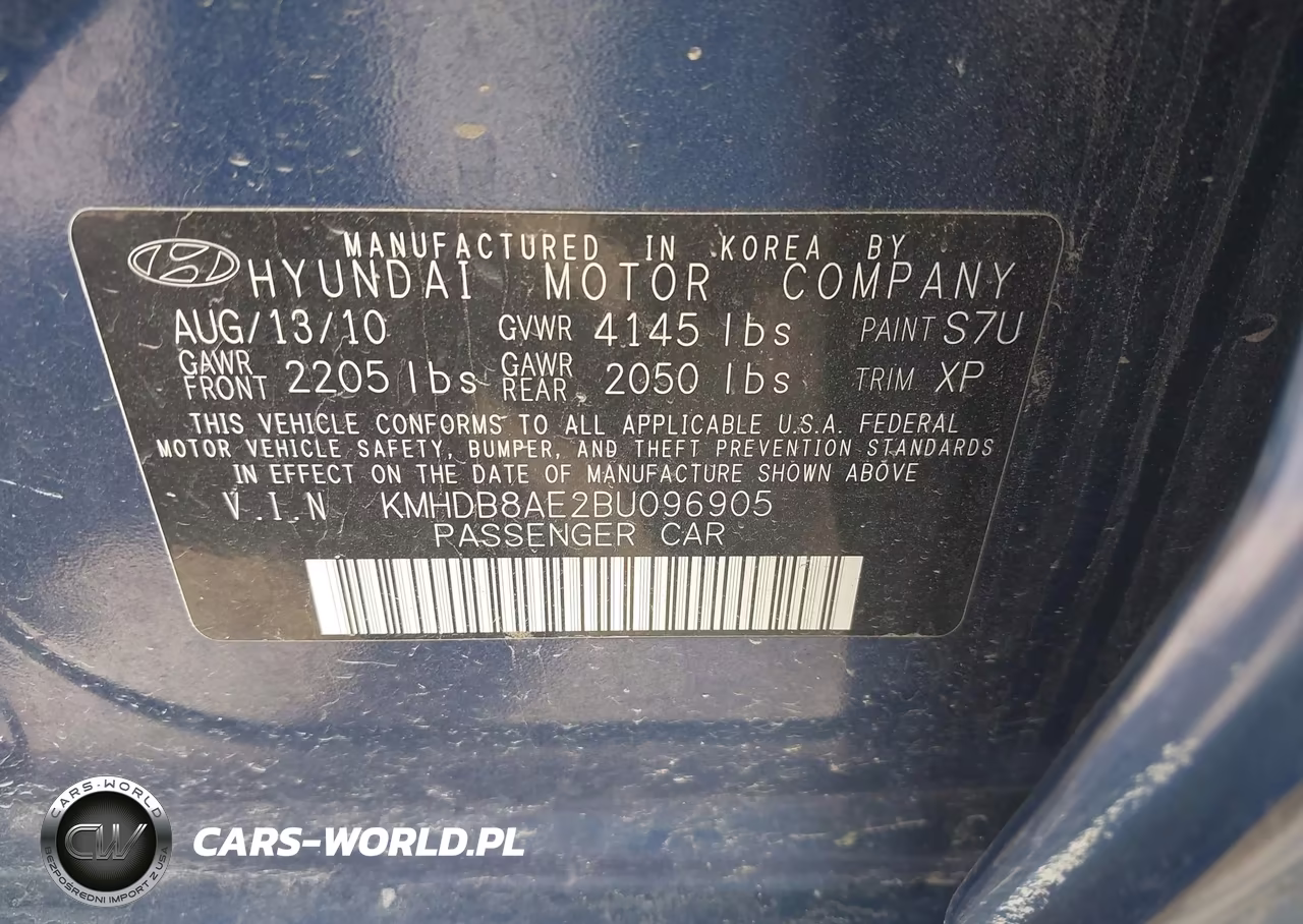 2011 Hyundai Elantra Touring Gls VIN:KMHDB8AE2BU096905 - 9