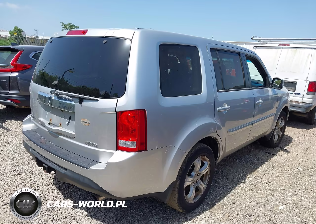 2012 Honda Pilot Ex-L VIN:5FNYF4H60CB065163 - 4