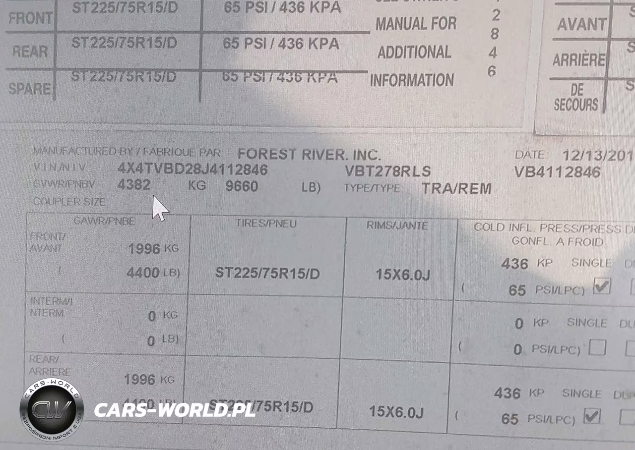 2018 Forest River M-278Rls VIN:4X4TVBD28J4112846 - 9