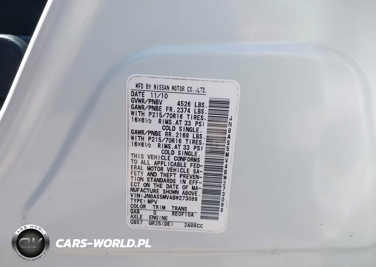 2011 Nissan Rogue S VIN:JN8AS5MV4BW273089 - 9