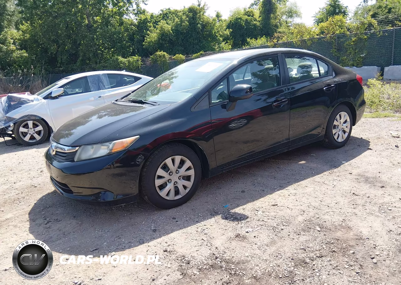 2012 Honda Civic Lx VIN:2HGFB2F59CH600178 - 2