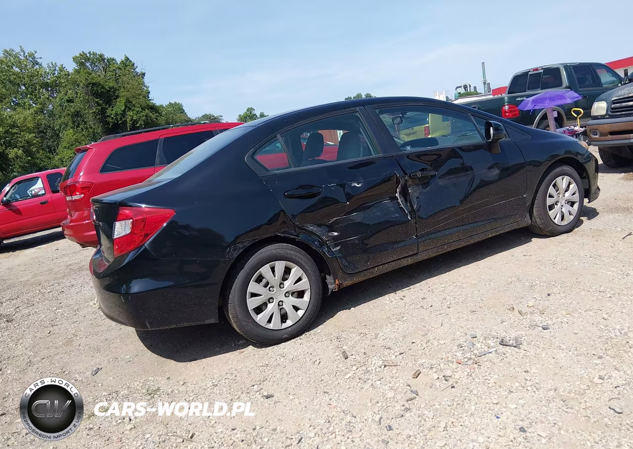 2012 Honda Civic Lx VIN:2HGFB2F59CH600178 - 4