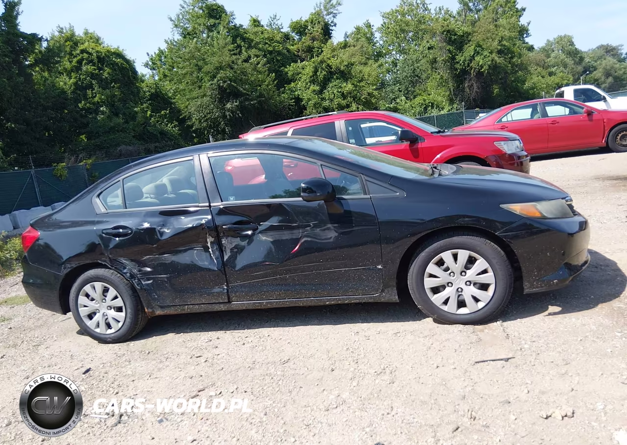 2012 Honda Civic Lx VIN:2HGFB2F59CH600178 - 6