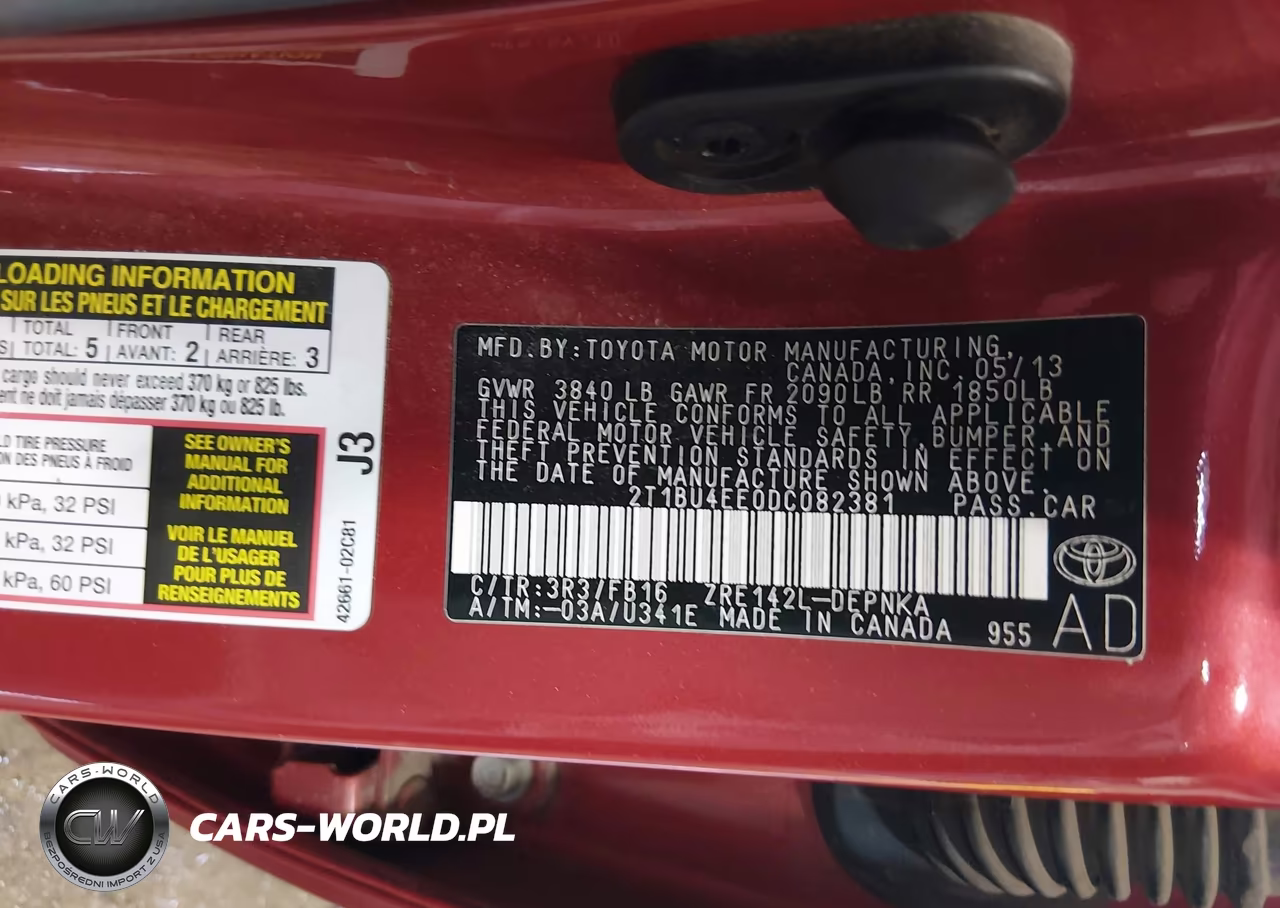 2013 Toyota Corolla Le VIN:2T1BU4EE0DC082381 - 9