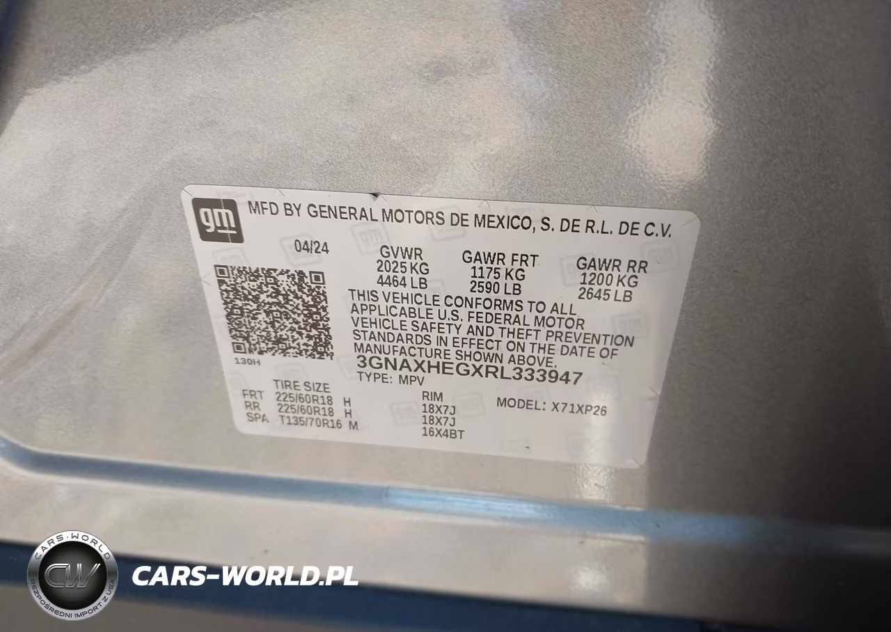 2024 Chevrolet Equinox Fwd Ls VIN:3GNAXHEGXRL333947 - 9
