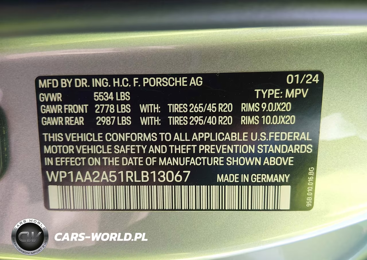 2024 Porsche Macan T VIN:WP1AA2A51RLB13067 - 9
