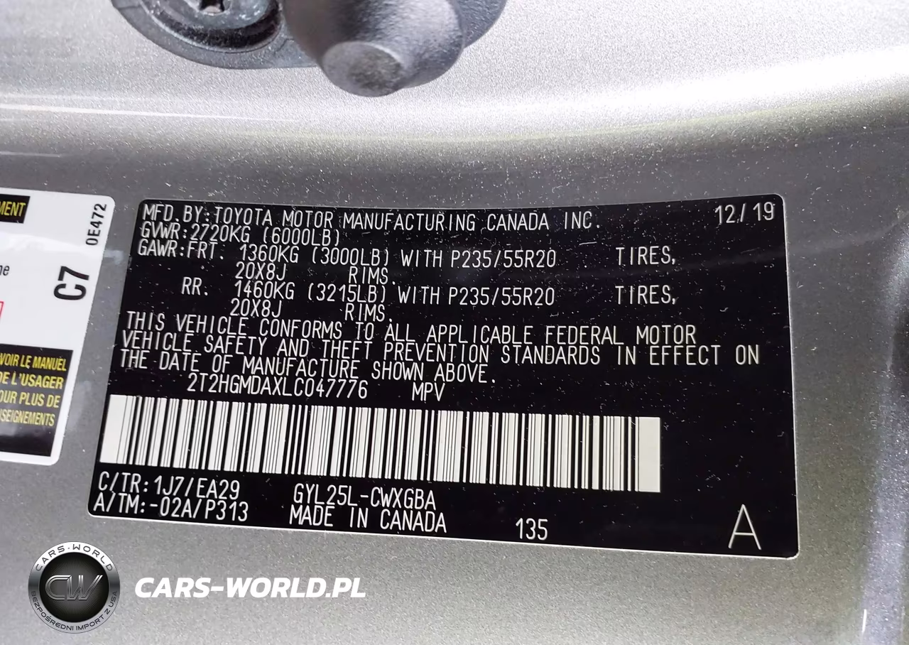 2020 Lexus Rx 450H VIN:2T2HGMDAXLC047776 - 9