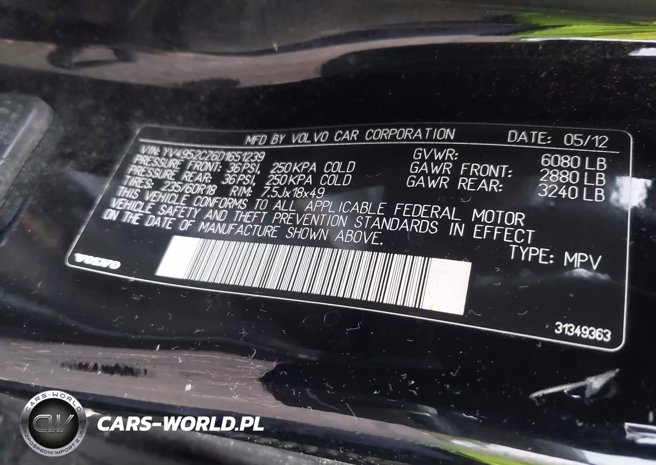 2013 Volvo Xc90 3.2-3.2 Platinum-3.2 Premier Plus VIN:YV4952CZ6D1651239 - 9