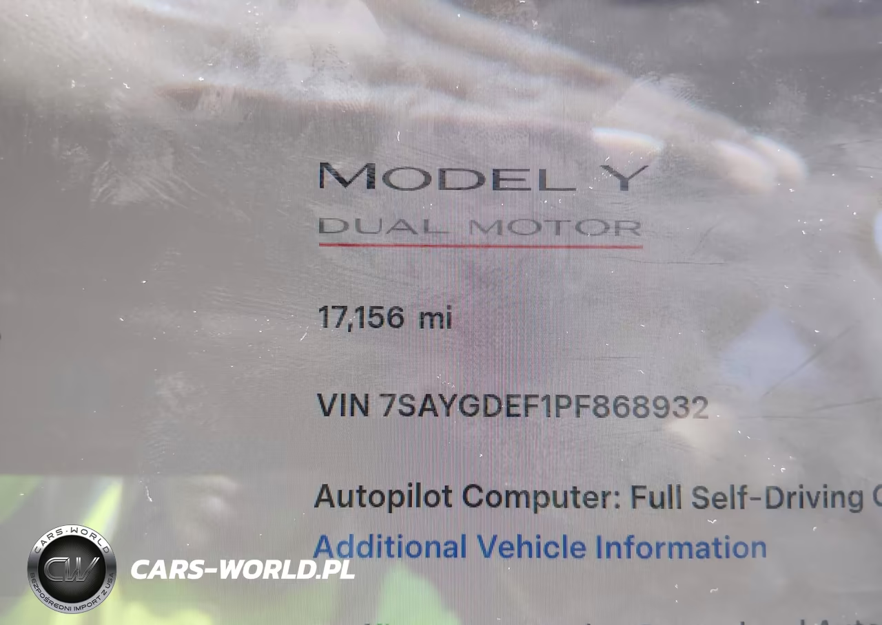 2023 Tesla Model Y Performance Dual Motor All-Wheel Drive VIN:7SAYGDEF1PF868932 - 13