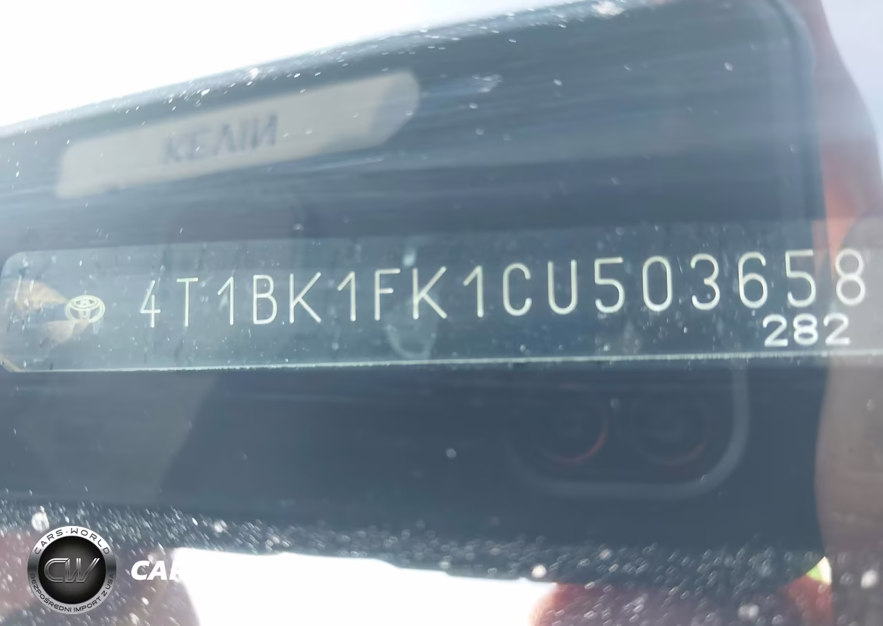 2012 Toyota Camry Xle V6 VIN:4T1BK1FK1CU503658 - 17