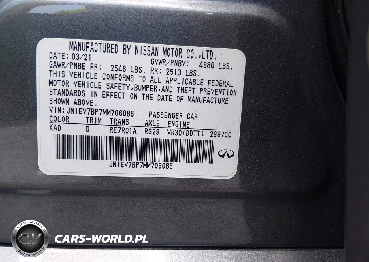 2021 Infiniti Q50 Luxe VIN:JN1EV7BP7MM706085 - 9