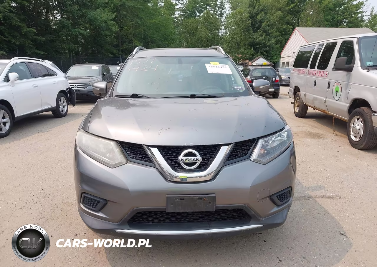 2015 Nissan Rogue Sv VIN:KNMAT2MVXFP554417 - 13