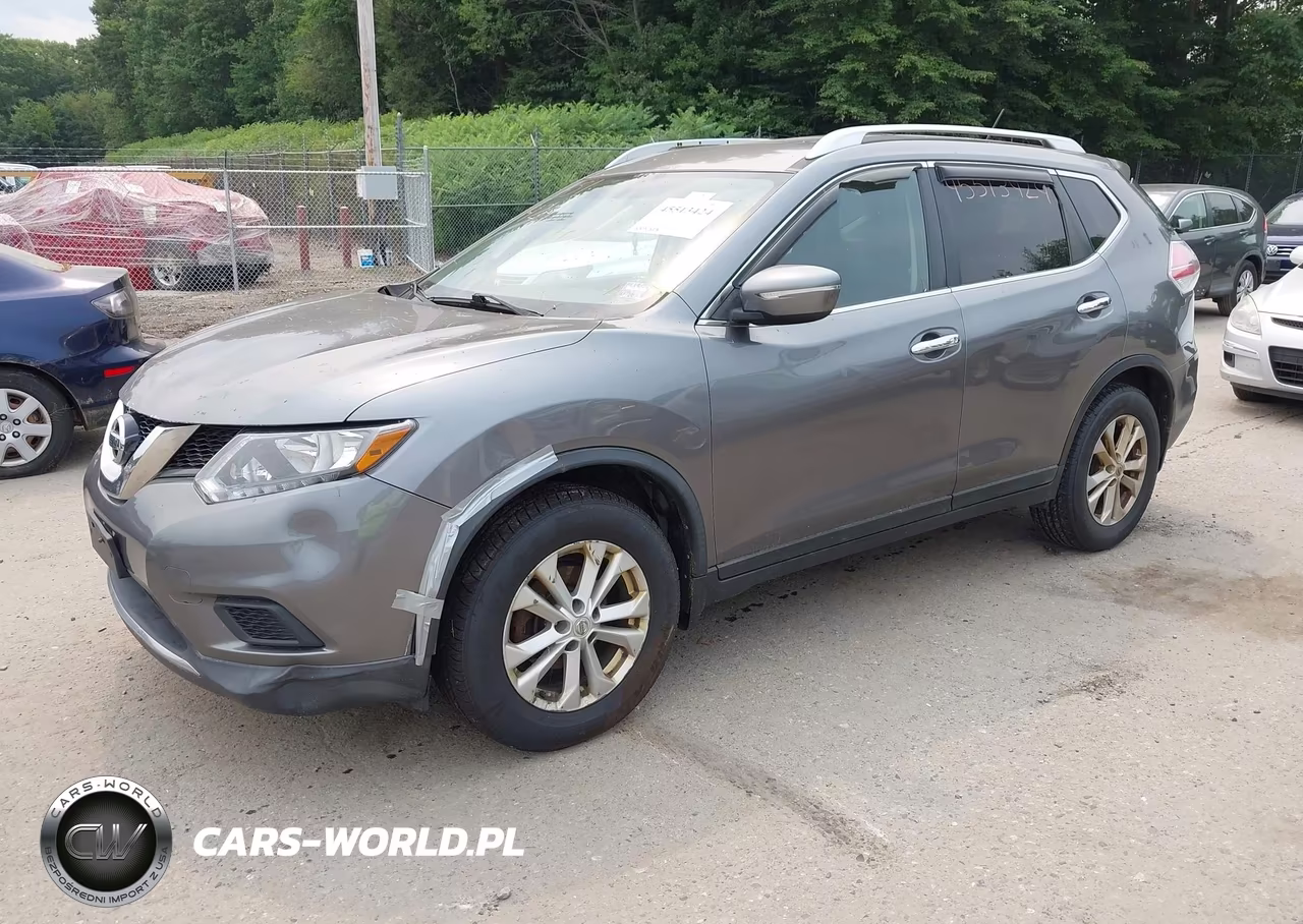 2015 Nissan Rogue Sv VIN:KNMAT2MVXFP554417 - 2