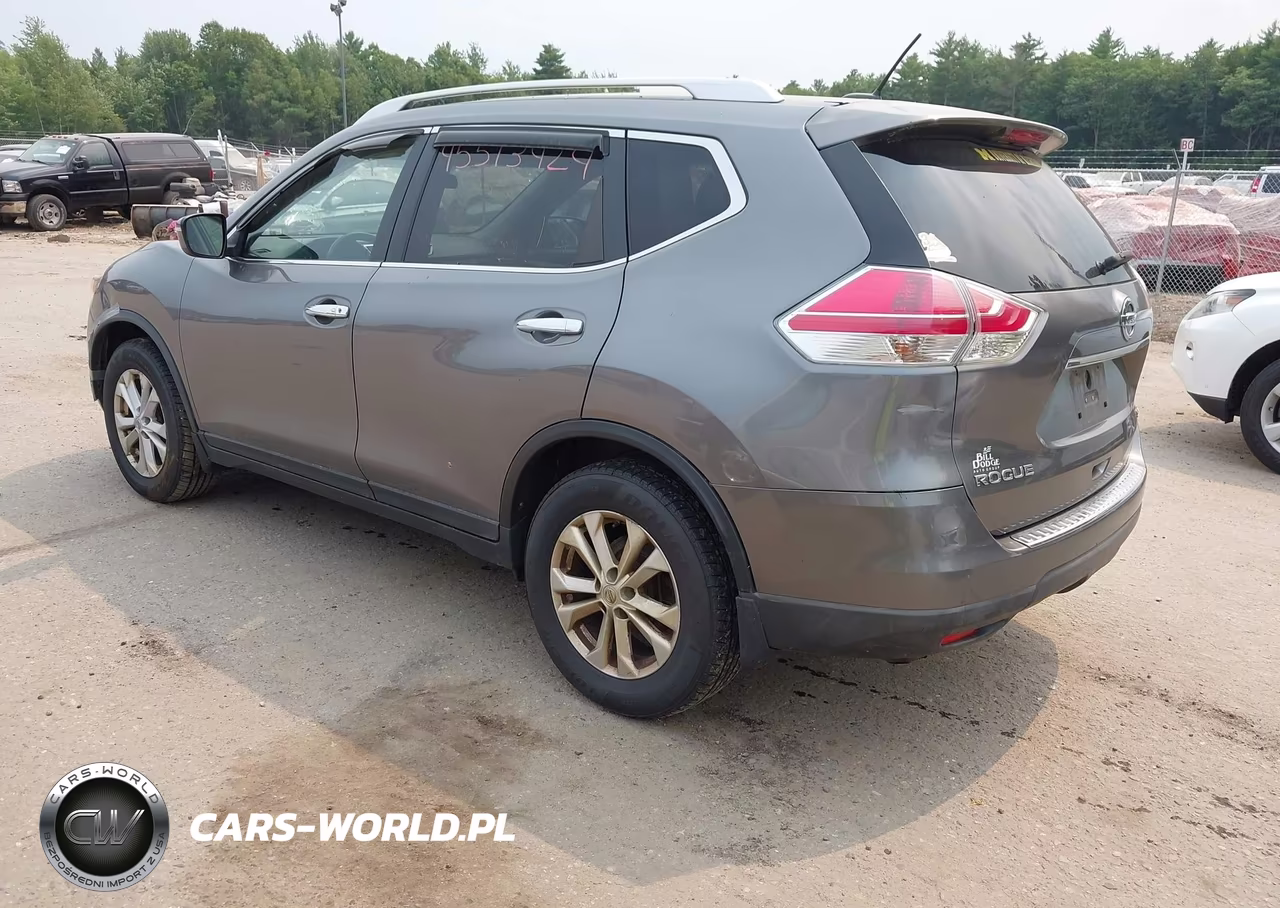 2015 Nissan Rogue Sv VIN:KNMAT2MVXFP554417 - 3