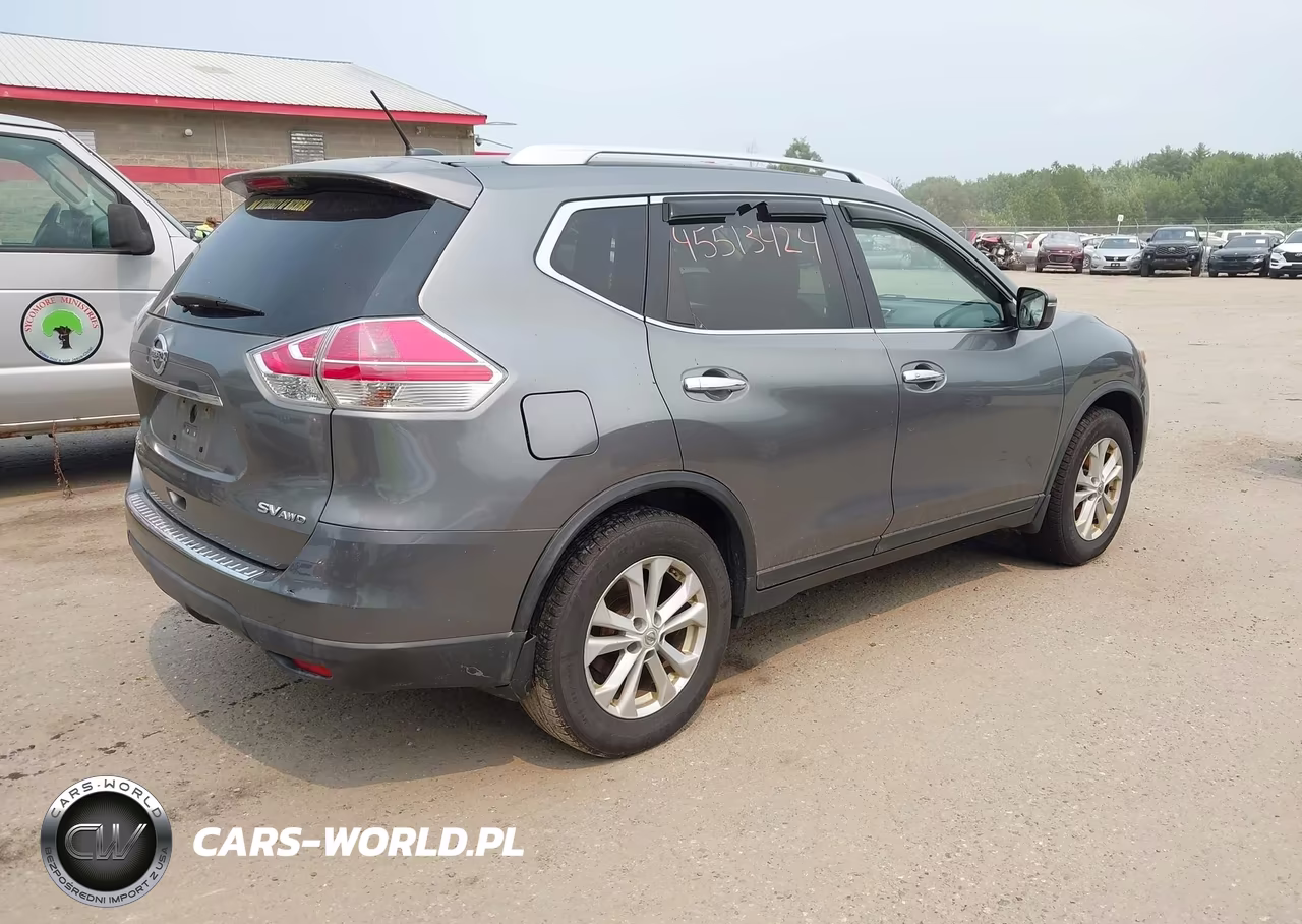 2015 Nissan Rogue Sv VIN:KNMAT2MVXFP554417 - 4
