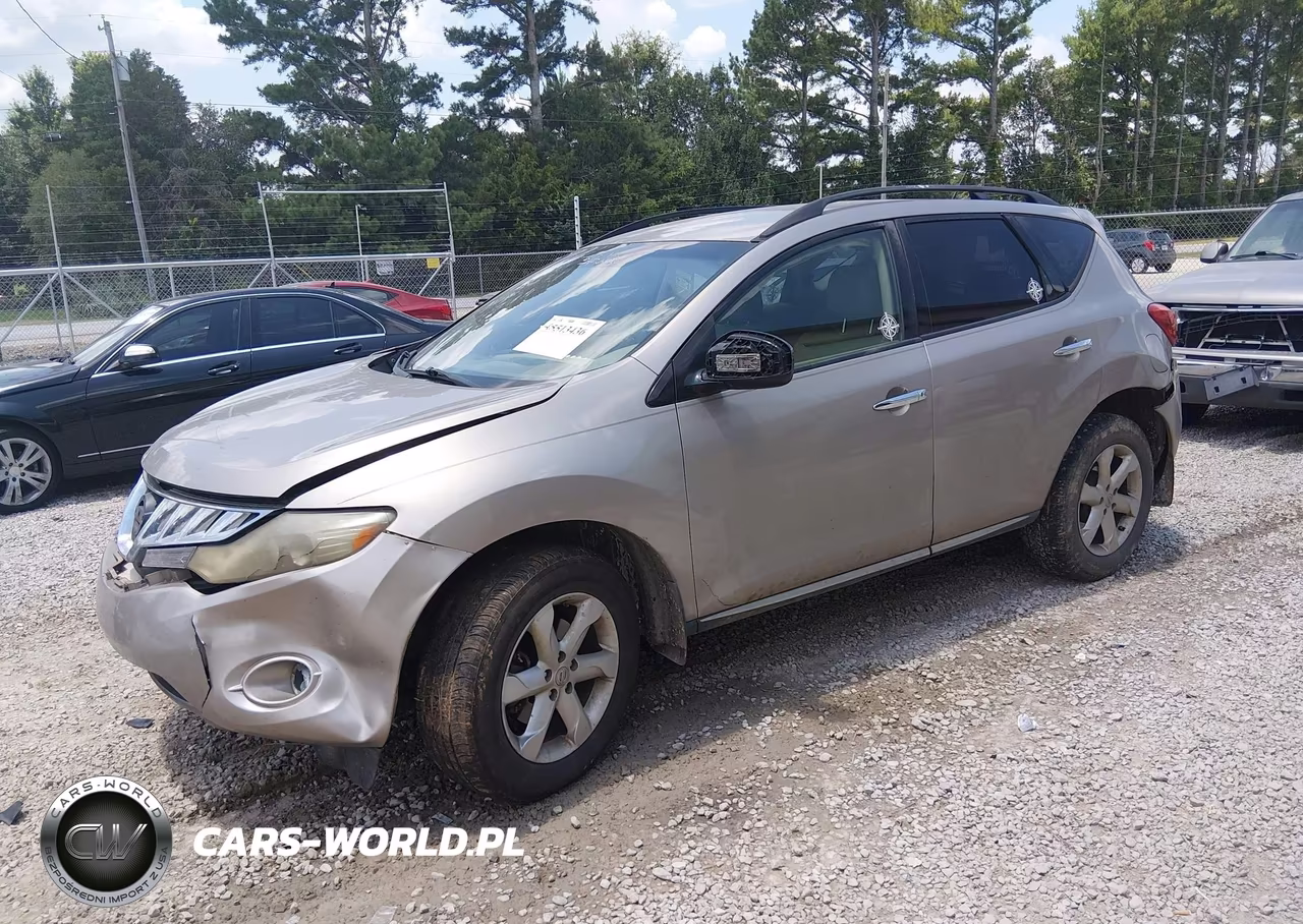 2009 Nissan Murano Sl VIN:JN8AZ18U59W018001 - 2