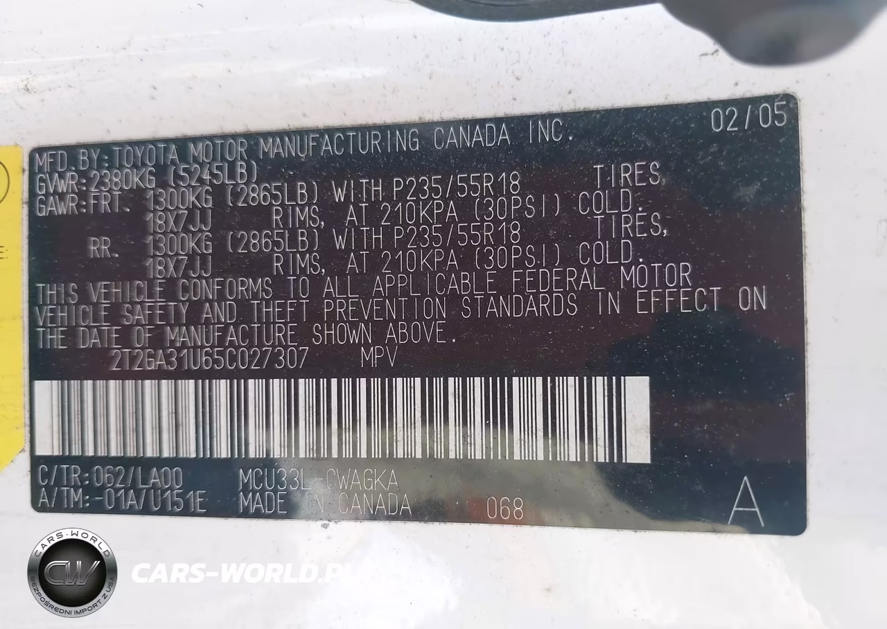 2005 Lexus Rx 330 VIN:2T2GA31U65C027307 - 9