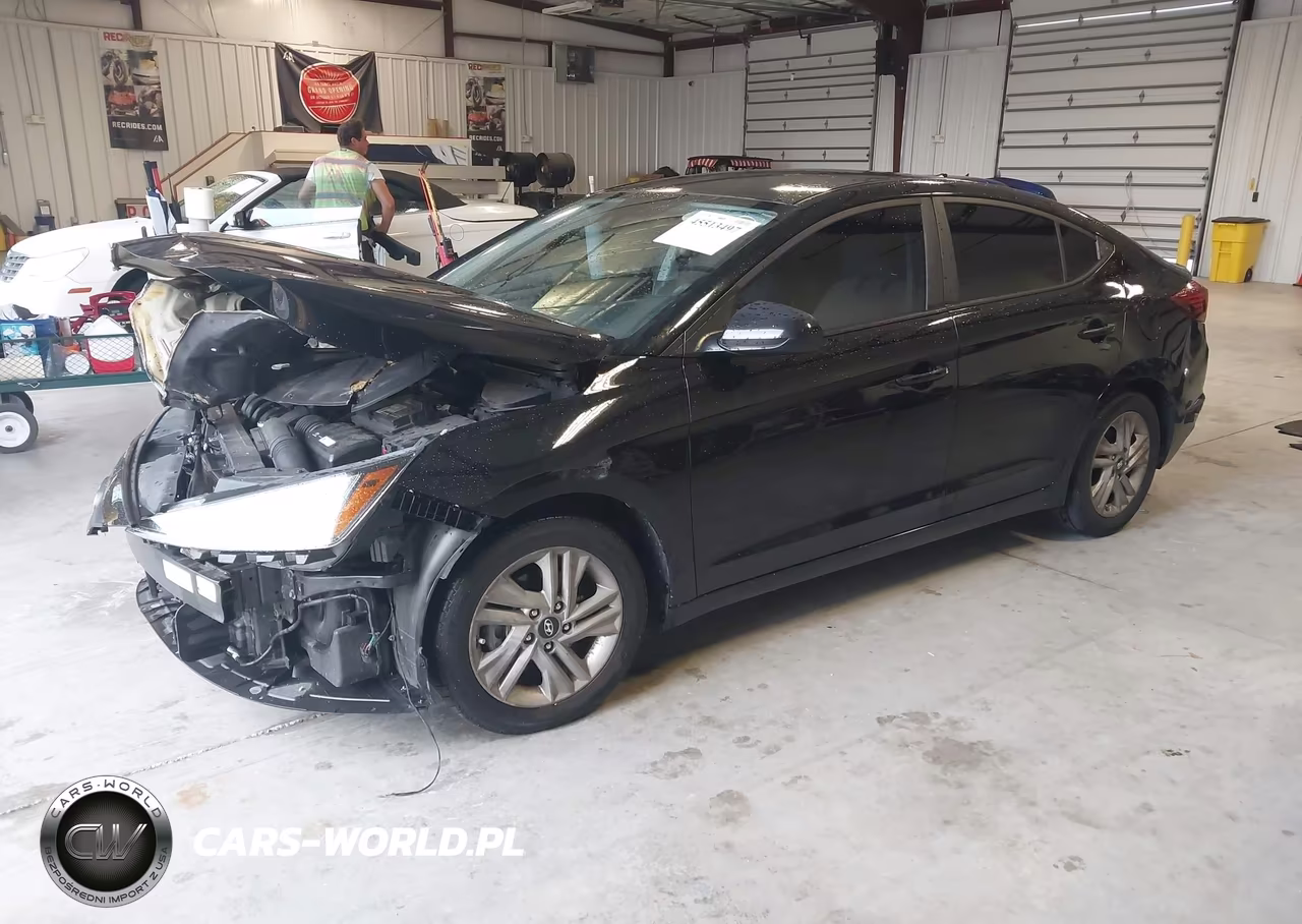 2019 Hyundai Elantra Sel VIN:KMHD84LF4KU843367 - 2