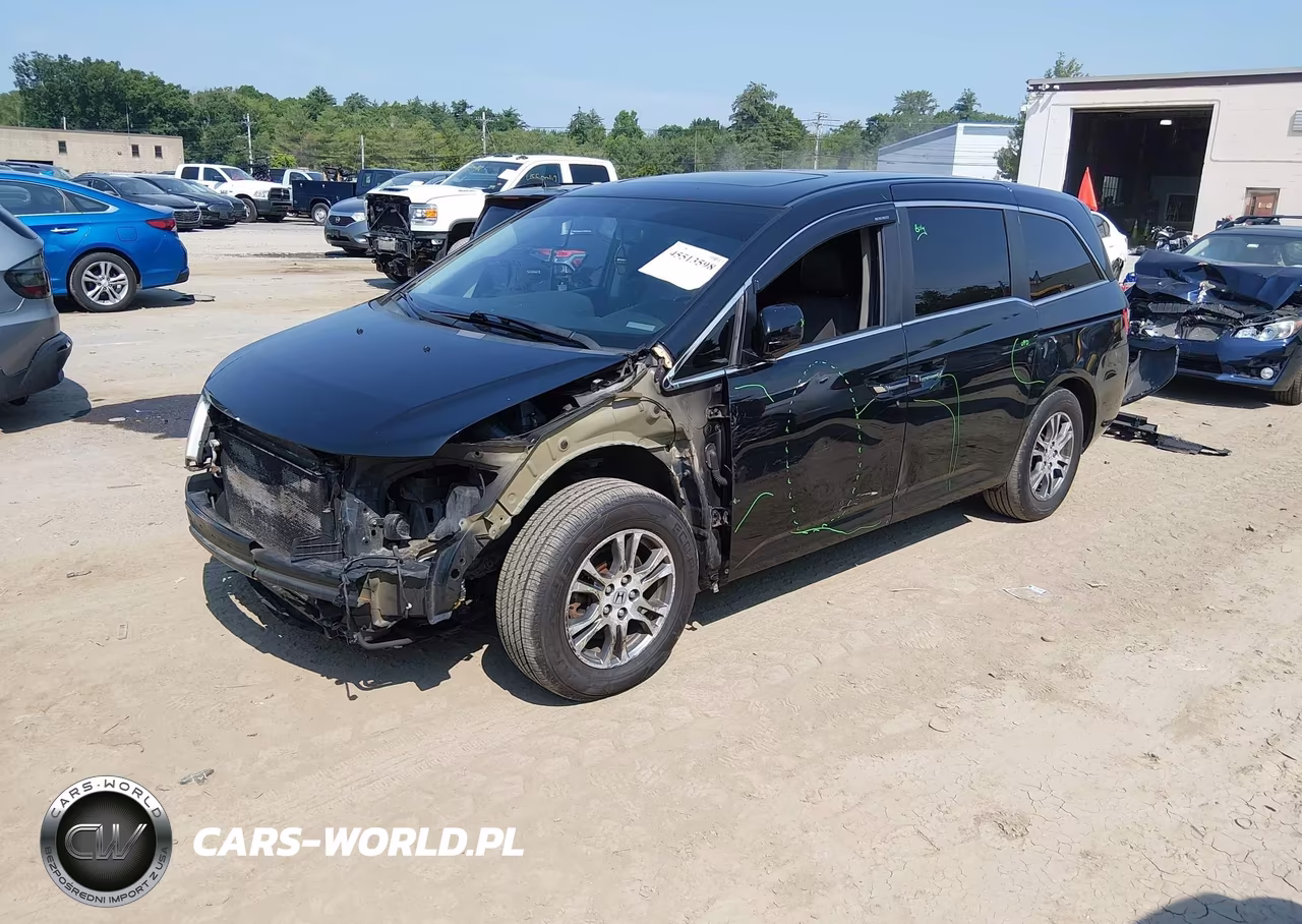 2013 Honda Odyssey Ex-L VIN:5FNRL5H64DB045891 - 2