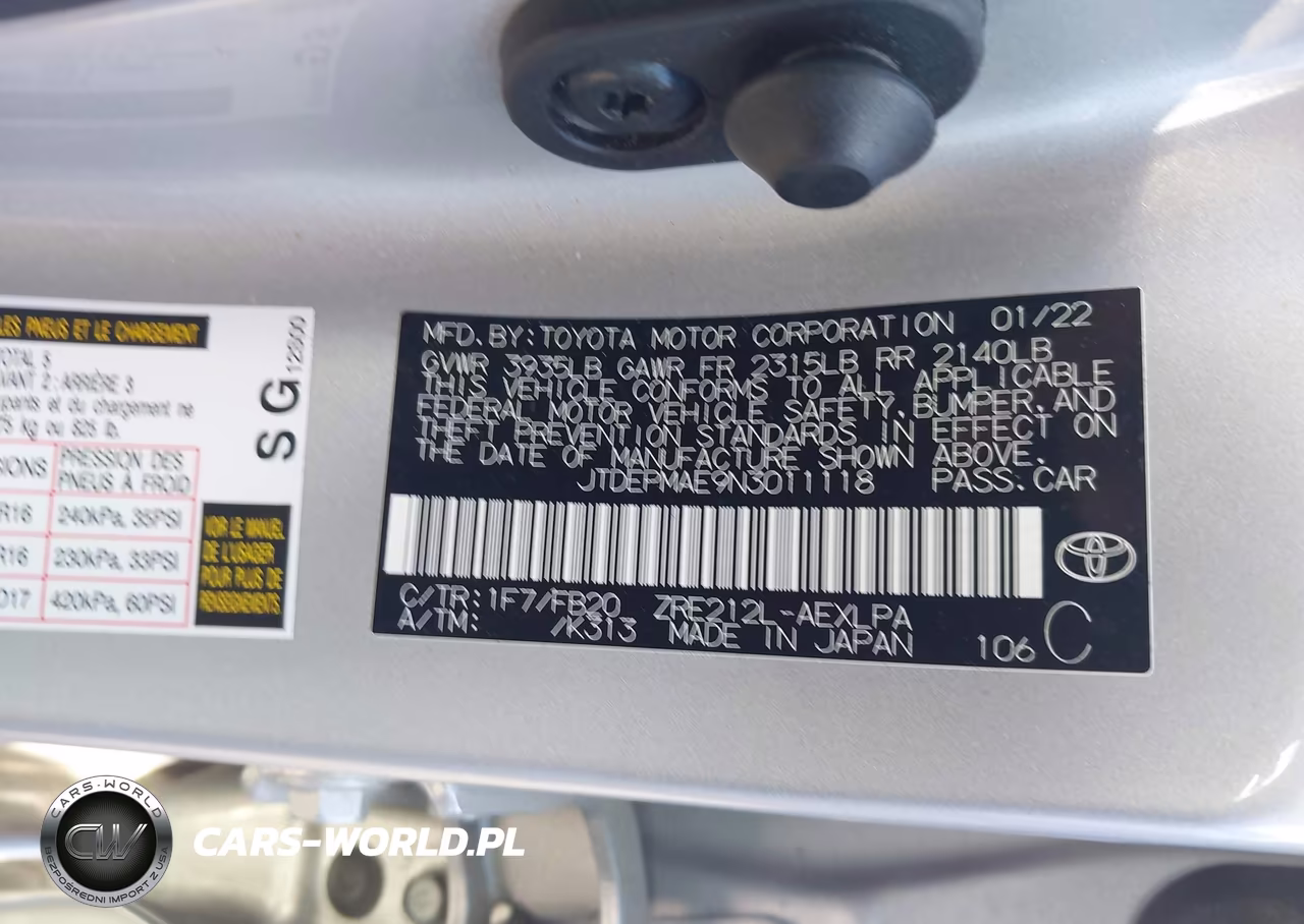 2022 Toyota Corolla Le VIN:JTDEPMAE9N3011118 - 9