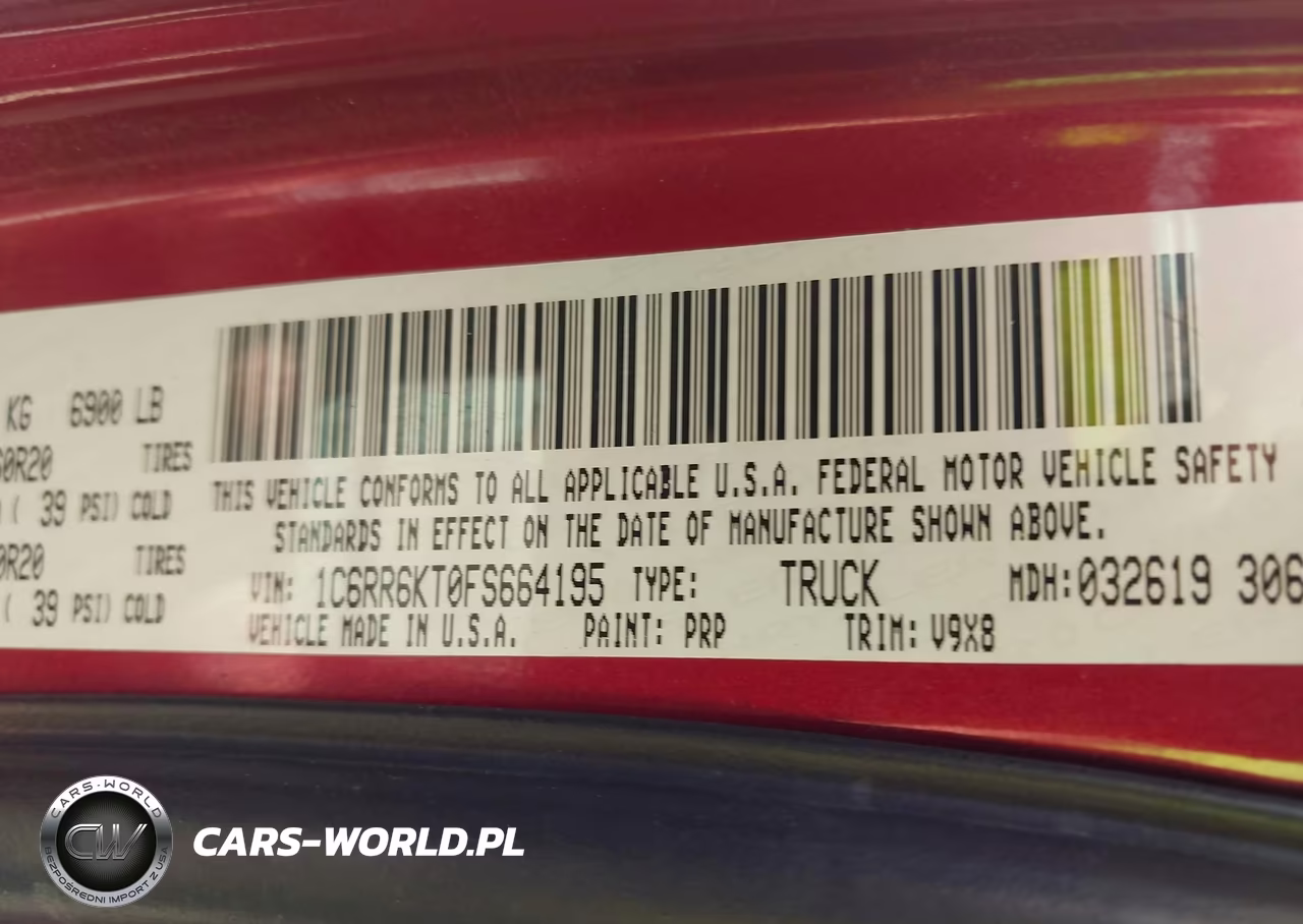 2015 Ram 1500 Express VIN:1C6RR6KT0FS664195 - 9